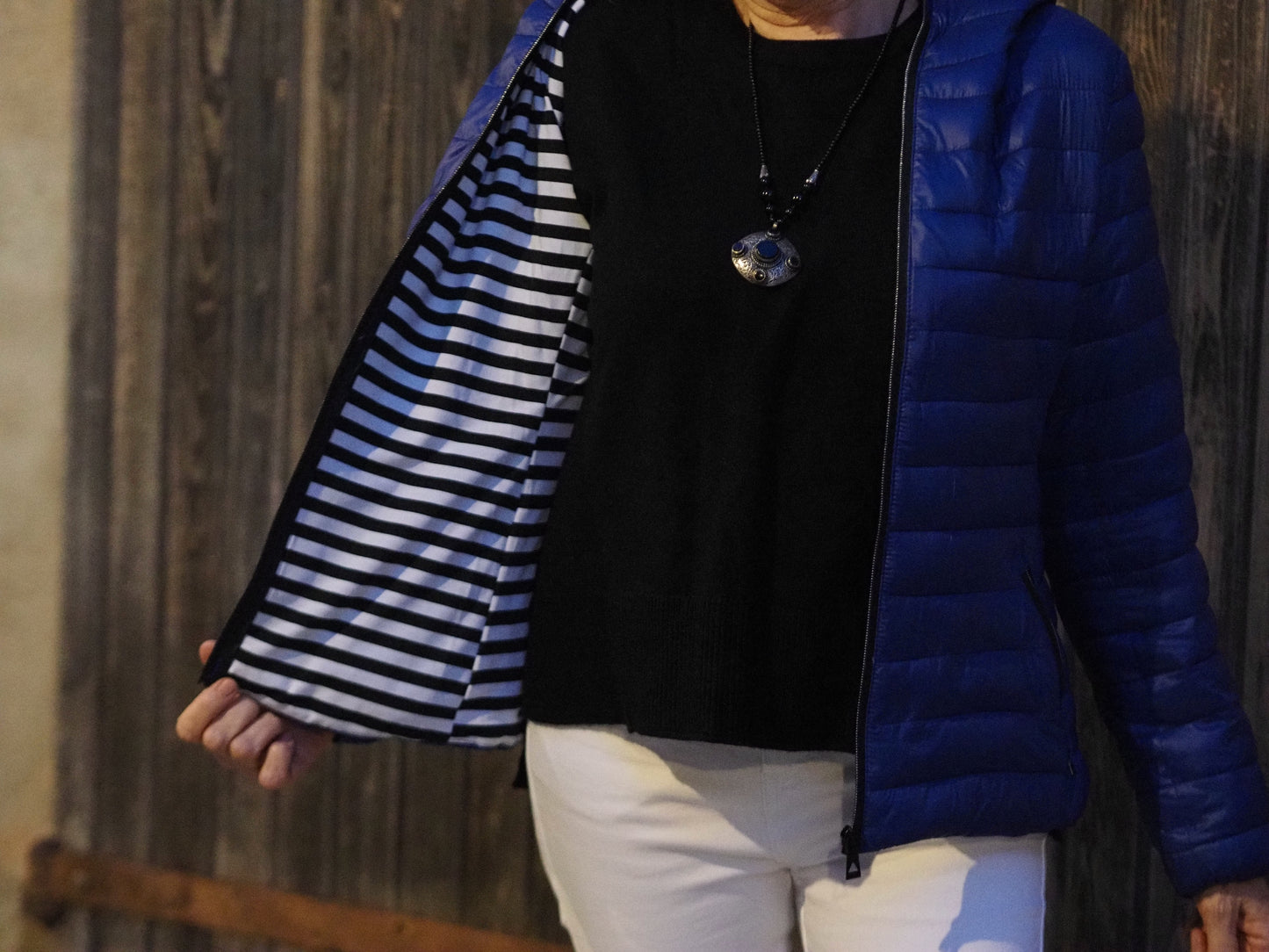 Chaqueta acolchada Navy