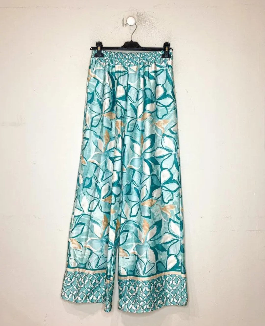 Pantalón ancho Moltó - azul