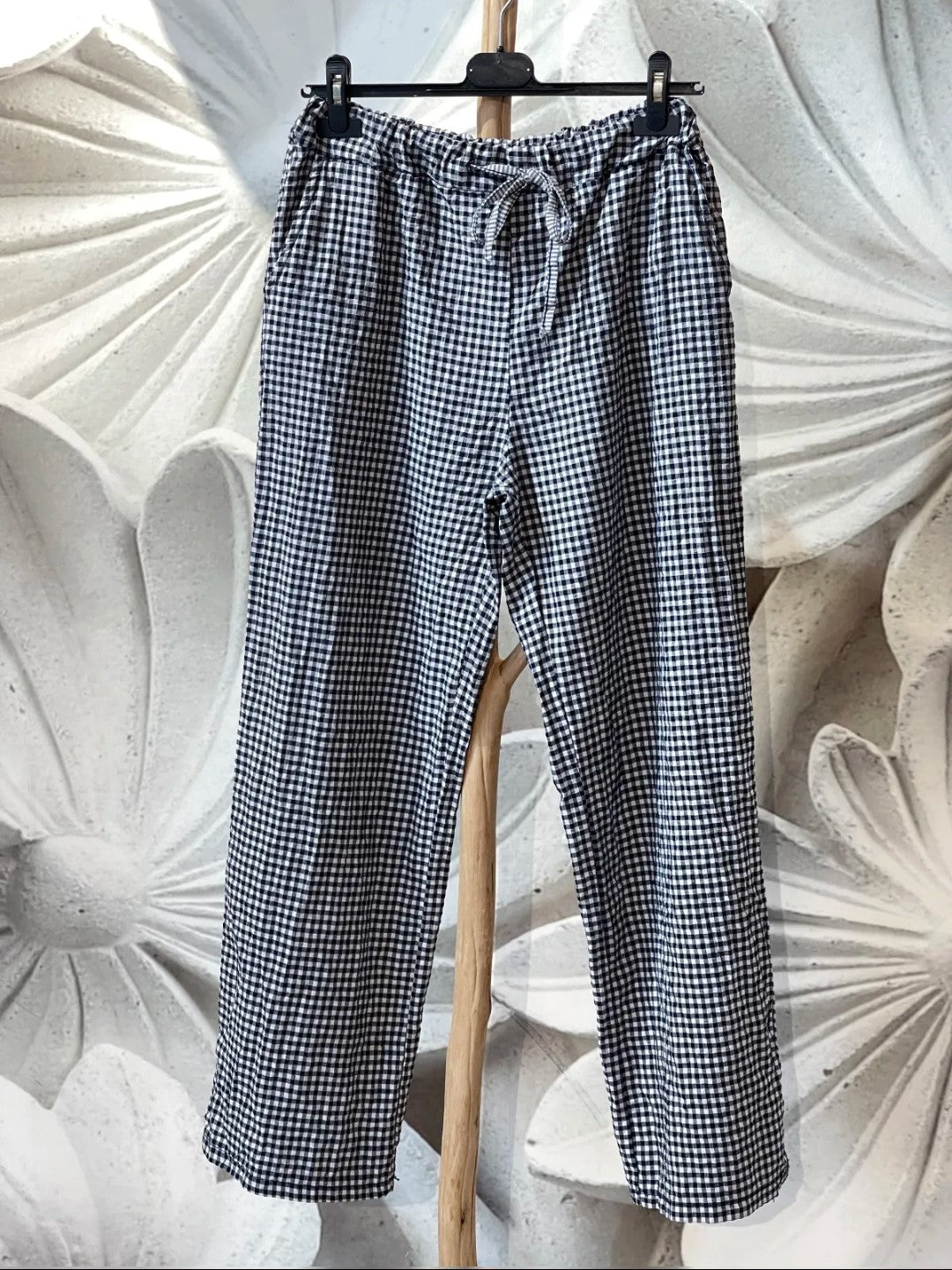 Pantalón Vichy - azul marino