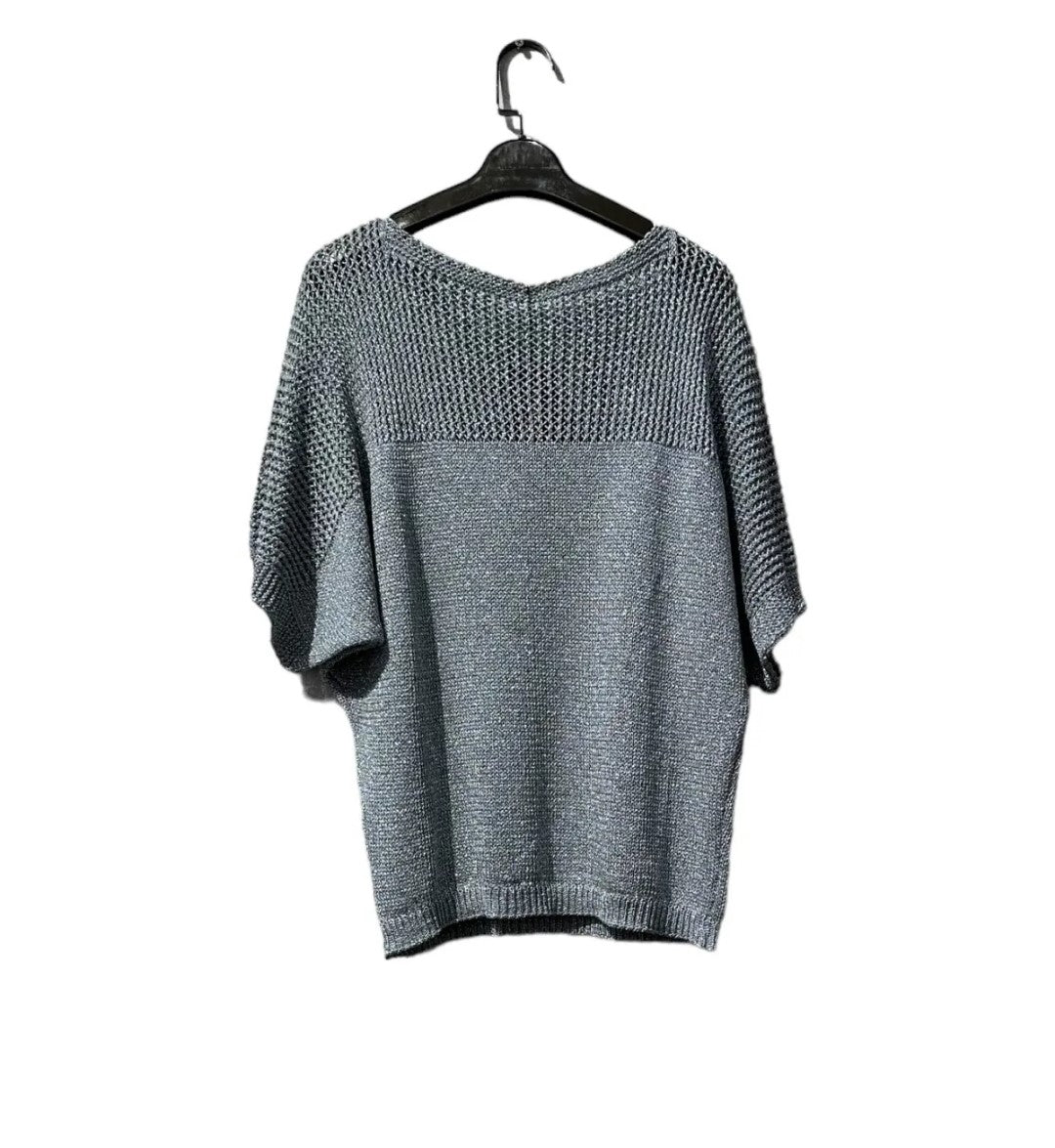 Jersey calado - gris