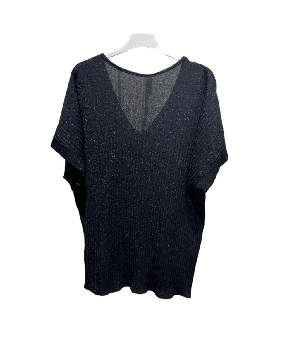 Camiseta lurex - negro