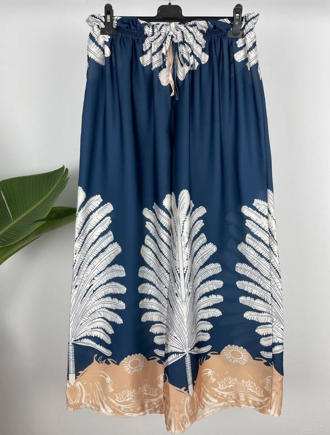 Pantalón Creueta - azul y kaki