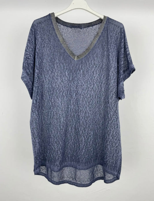 Camiseta punto curvy - varios colores