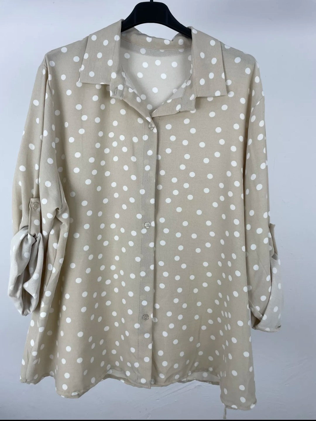 Camisa lunares curvy