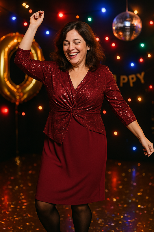 Vestido fiesta lentejuelas