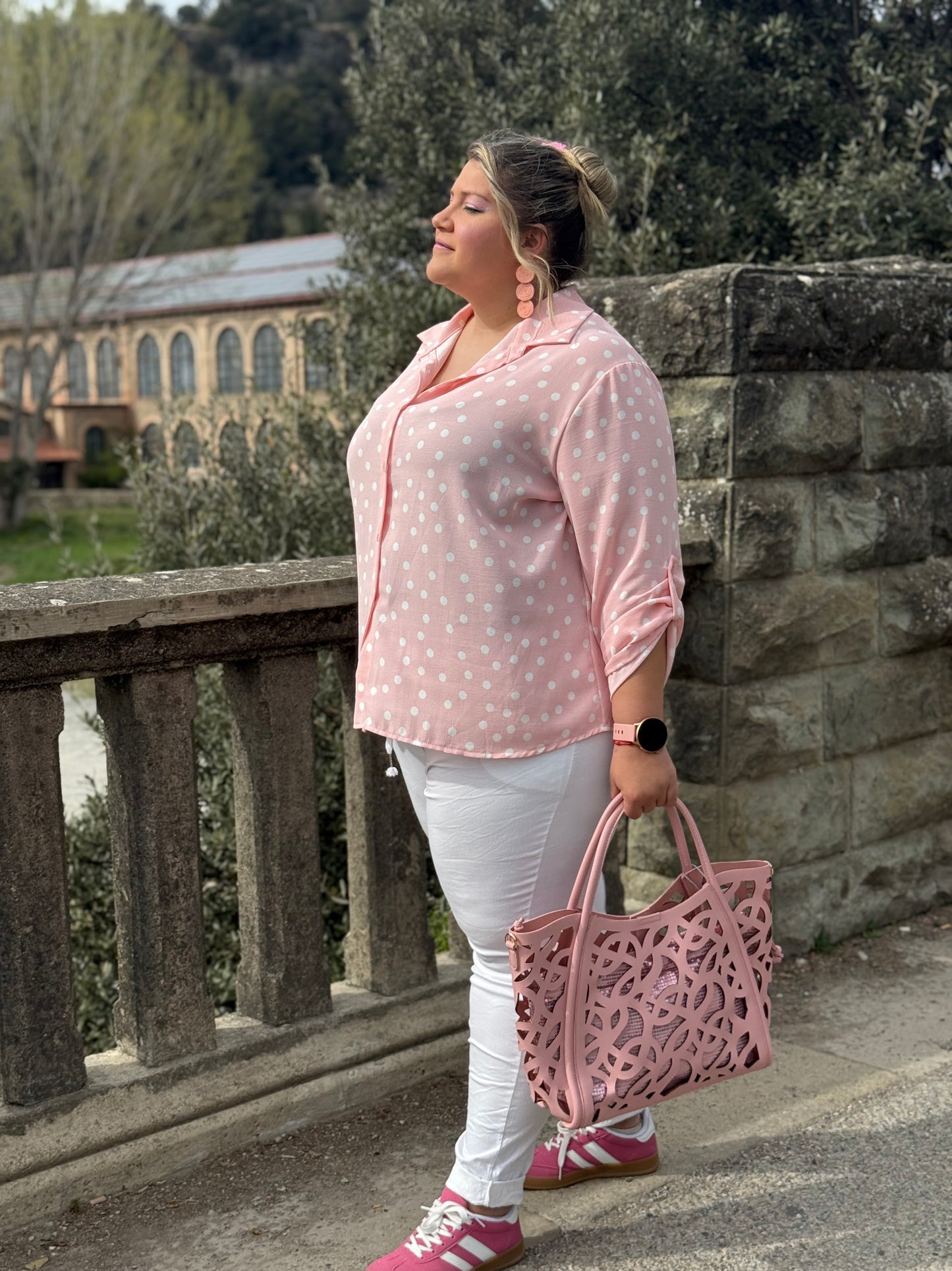 Camisa lunares curvy