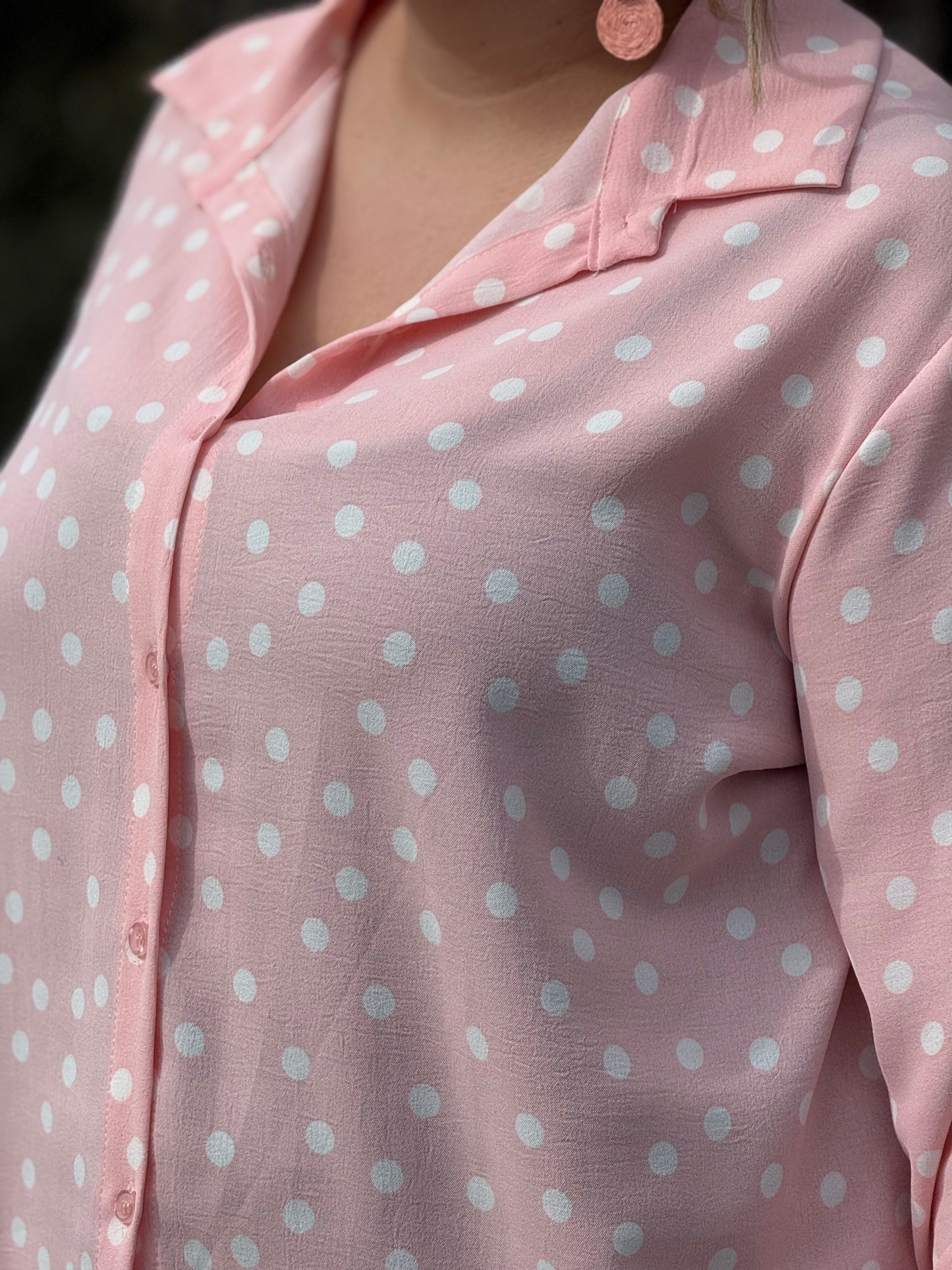 Camisa lunares curvy