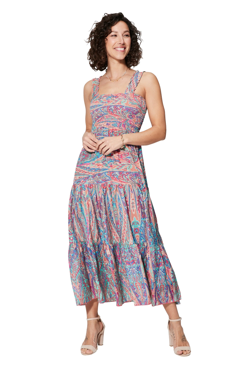 Vestido largo Coral