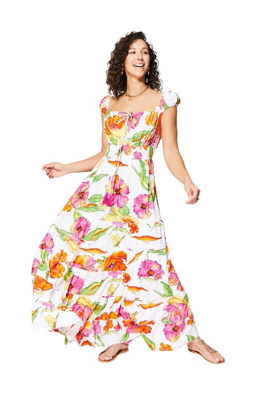 Vestido largo Flowers