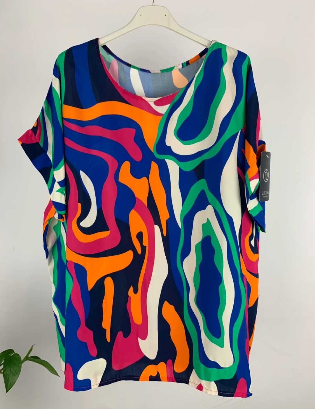 Blusa rayas dispersas - multicolor