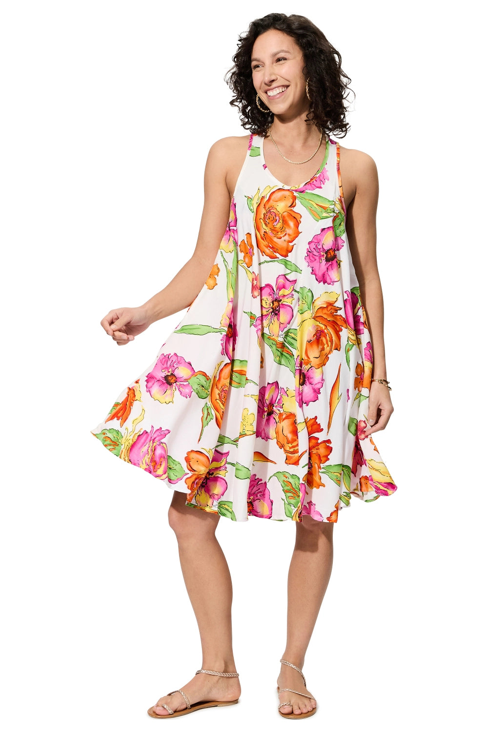 Vestido corto Flowers