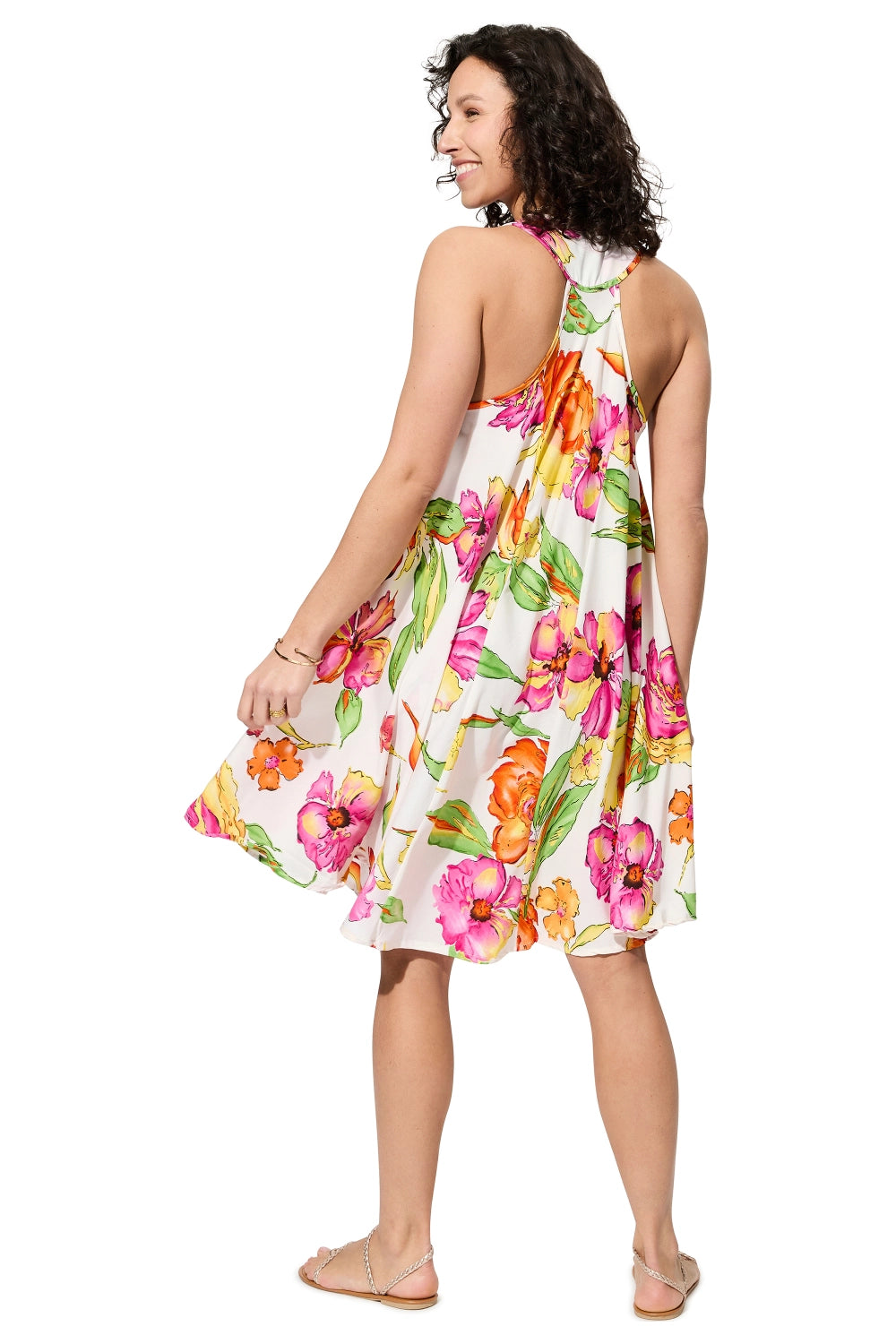 Vestido corto Flowers